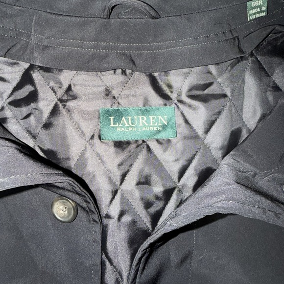 Lauren Ralph Lauren Men Waterproof Trench Coat Removable Wool Lining Size 56R - Picture 4 of 8